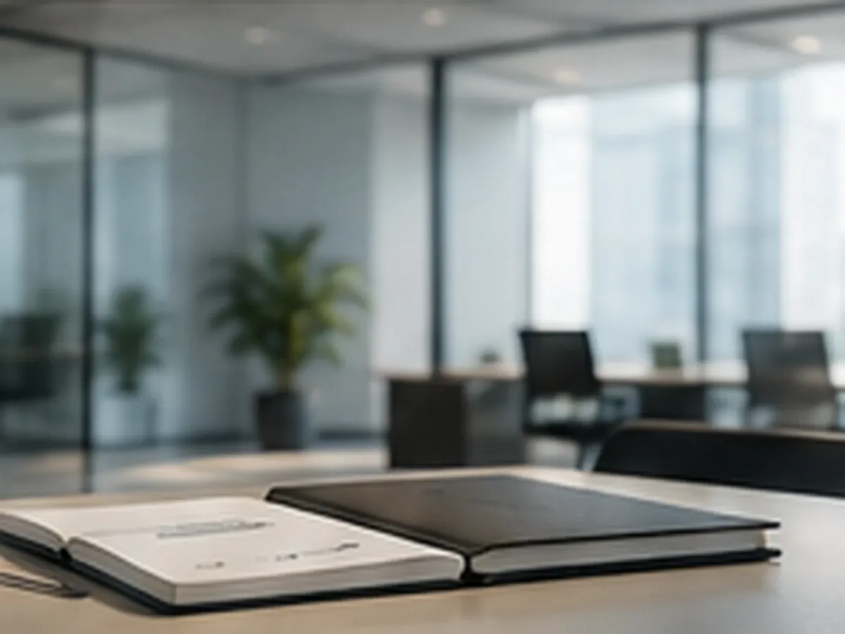 Conceptual professional office setting